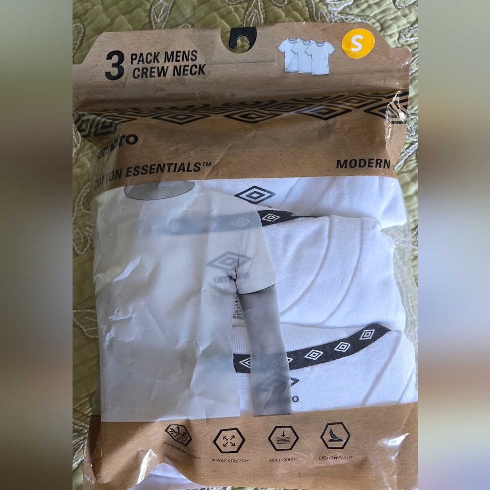 Umbro White Crew Neck Mens T-Shirts